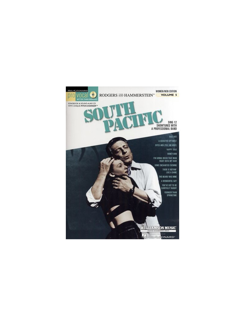 Pro Vocal: South Pacific Volume 5 (book/CD sing-along)