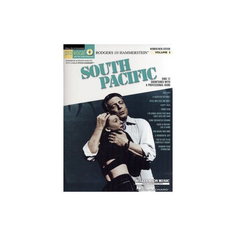 Pro Vocal: South Pacific Volume 5 (book/CD sing-along)
