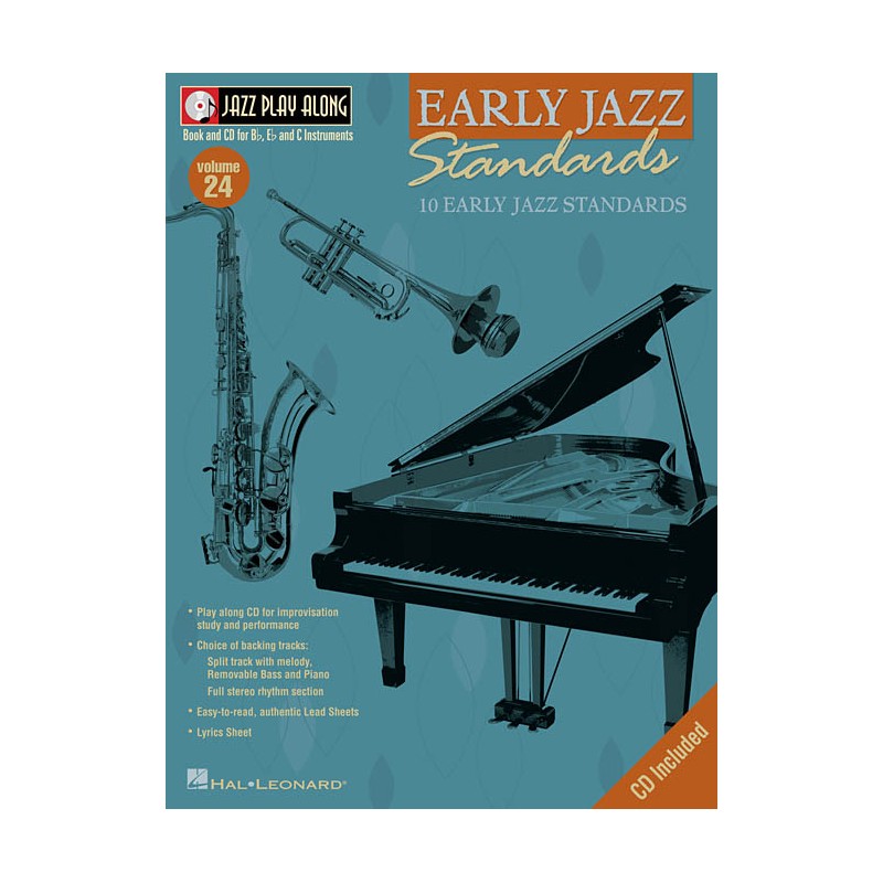 Jazz Play-Along volume 24: Early Jazz Standards (book/CD)