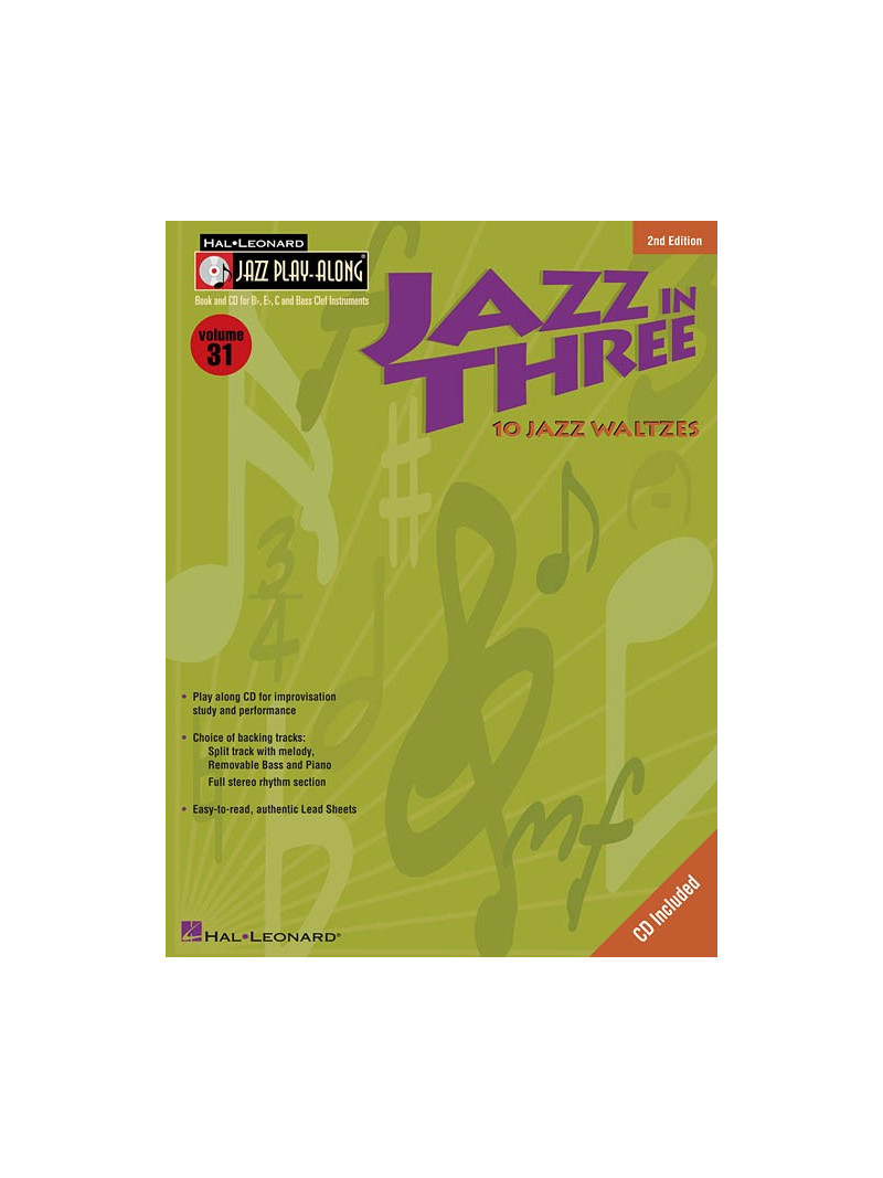 Jazz Play-Along Volume 31: Jazz In Three (book/CD)