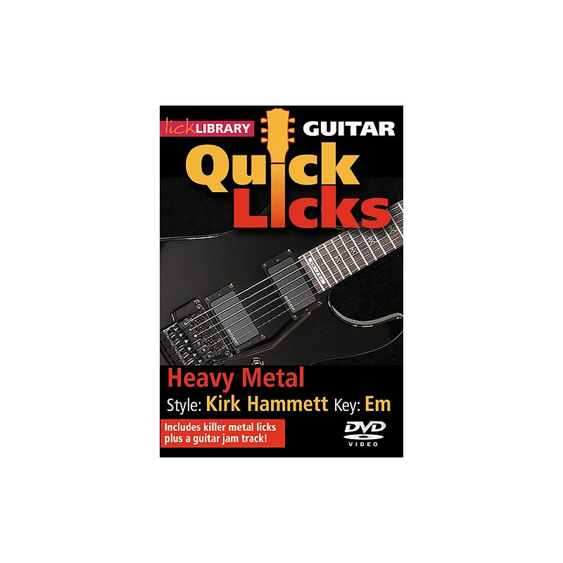 Lick Library: Quick Licks  Kirk Hammett Heavy Metal (DVD)