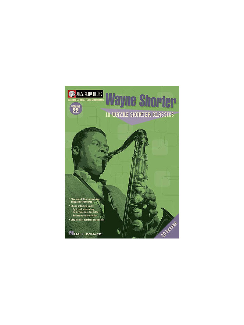 Jazz Play-Along vol.22: 10 Wayne Shorter Classics (book/CD)