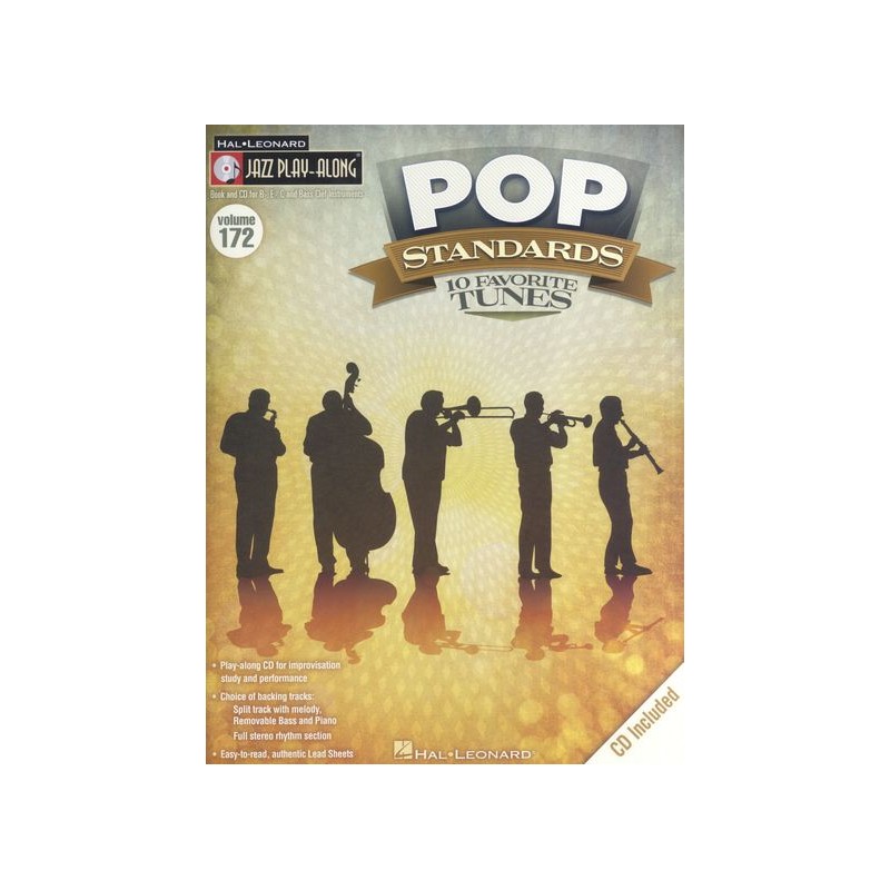 Jazz Play-Along Volume 172: Pop Standards (book/CD)