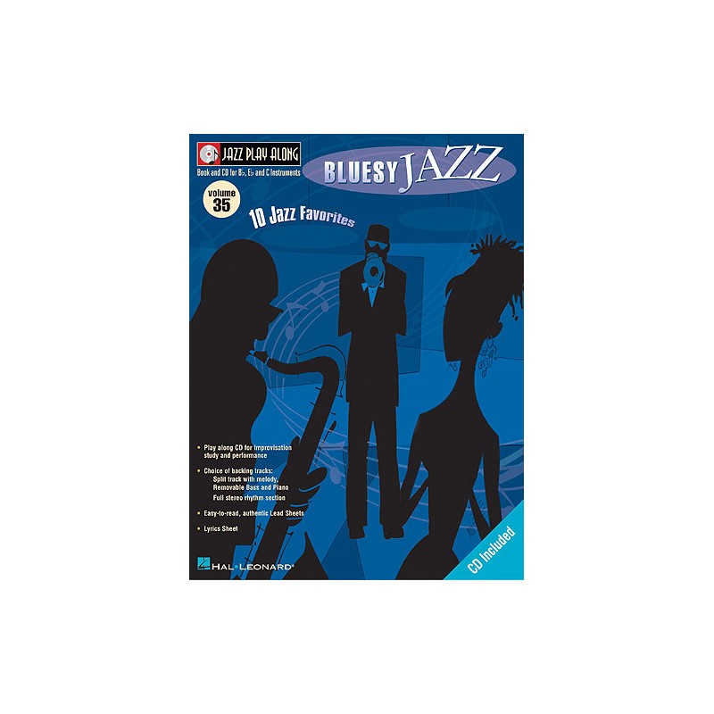 Jazz Play Along Volume 35: Bluesy Jazz (book/CD)