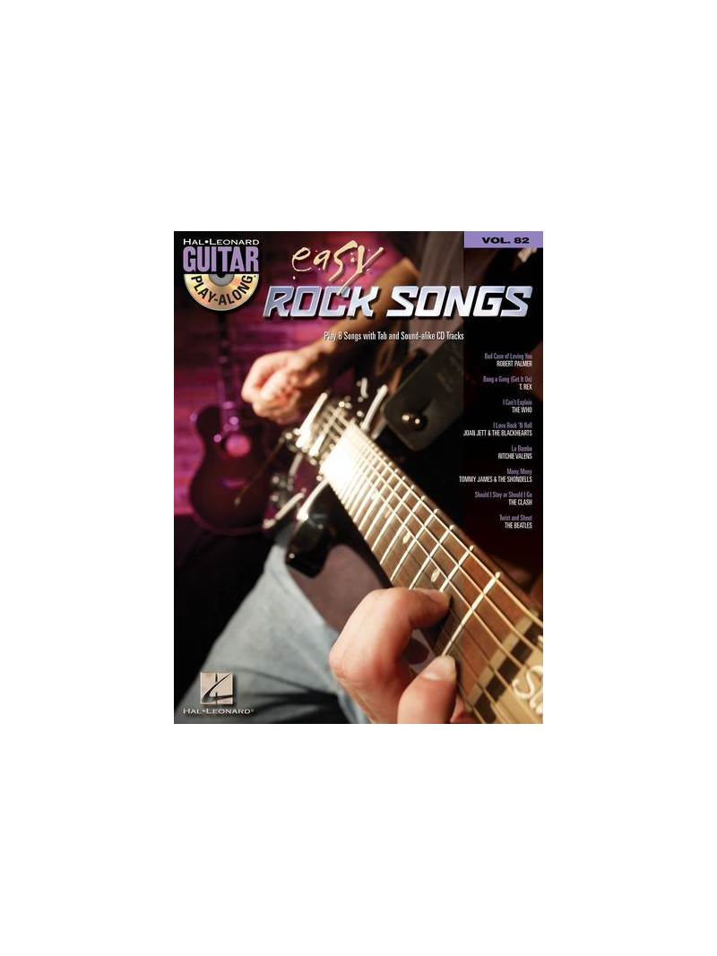 Easy Rock Songs: Guitar Play-Along Volume 82 (book/CD)