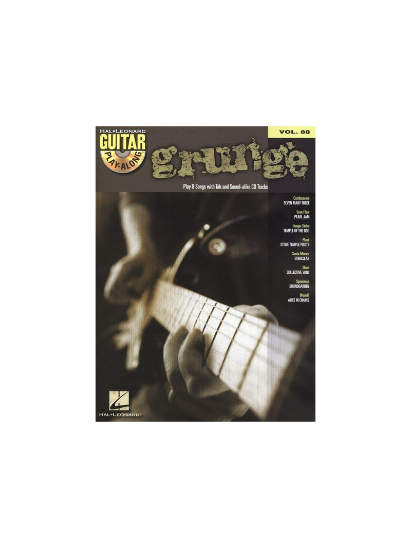Guitar Play-Along Volume 88: Grunge (book/CD) 