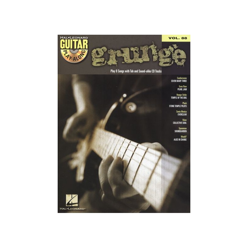 Guitar Play-Along Volume 88: Grunge (book/CD) 