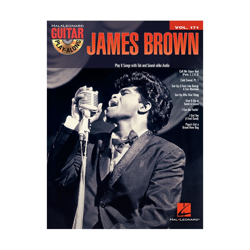 James Brown: Guitar Play-Along Volume 48 (book/CD)