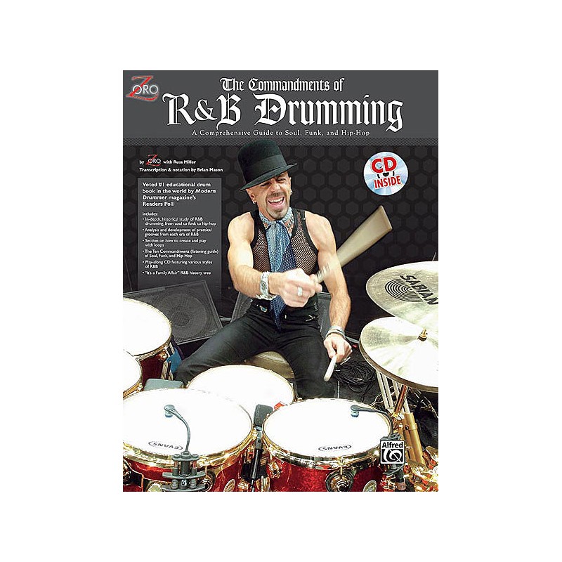 The Commandments of R&B Drumming (book/CD play-along)