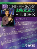 12 Contemporary Jazz Etudes - Eb Alto & Baritone Sax (book/CD)