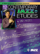 12 Contemporary Jazz Etudes - Bass clef Instruments (book/CD play-along) 