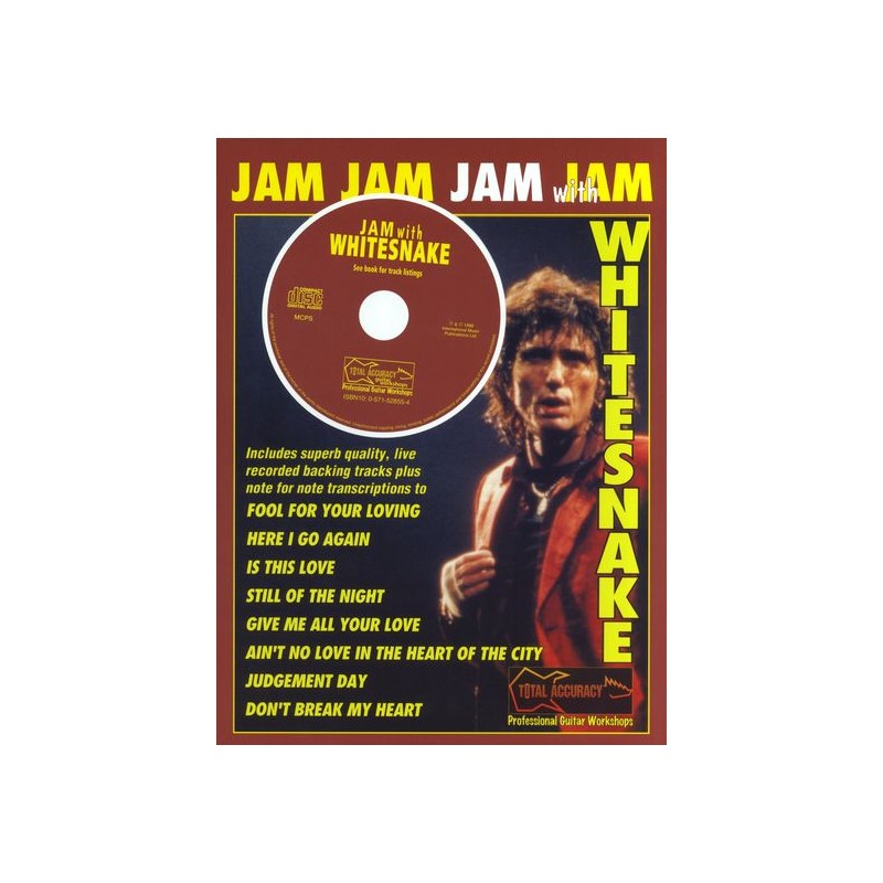 Jam With Whitesnake (book/CD play-along)