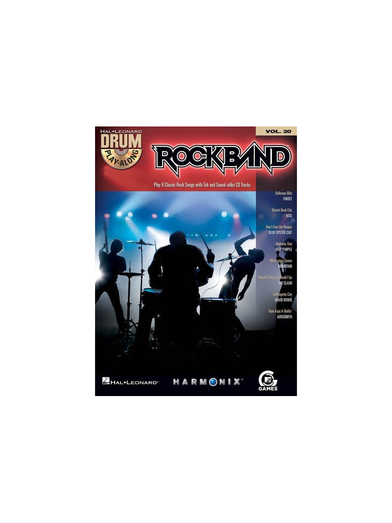 Rock Band: Drum Play Along Volume 20 (book/CD)
