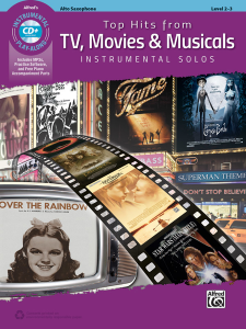 Top Hits from TV, Movies & Musicals Instrumental Solos - Alto Sax (book/CD)