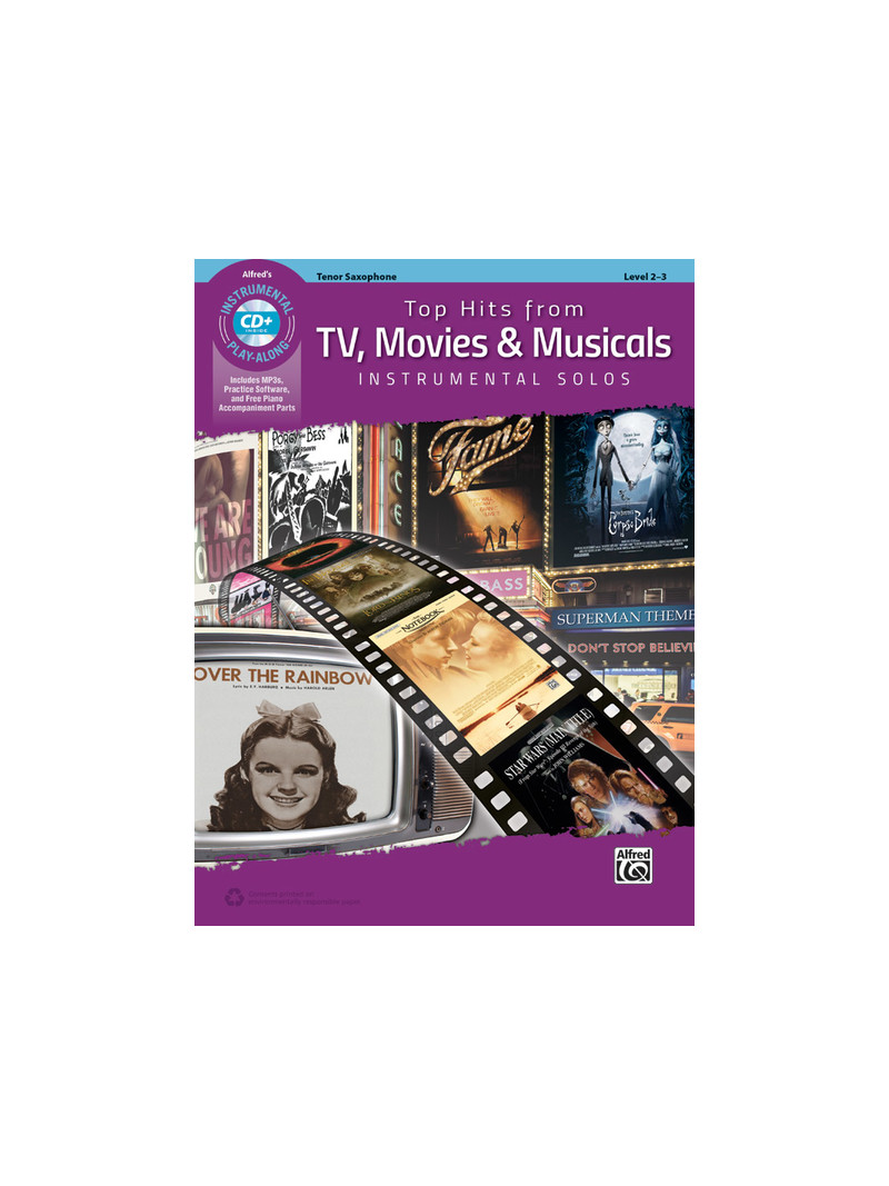 Top Hits from TV, Movies & Musicals Instrumental Solos - Tenor Sax (book/CD)