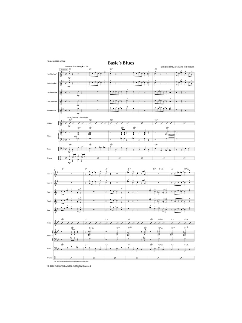Easy Jazz Conception for the Saxophone Section (book/CD)
