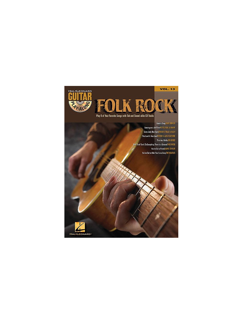 Guitar Play-Along Volume 13: Folk Rock (book/CD)