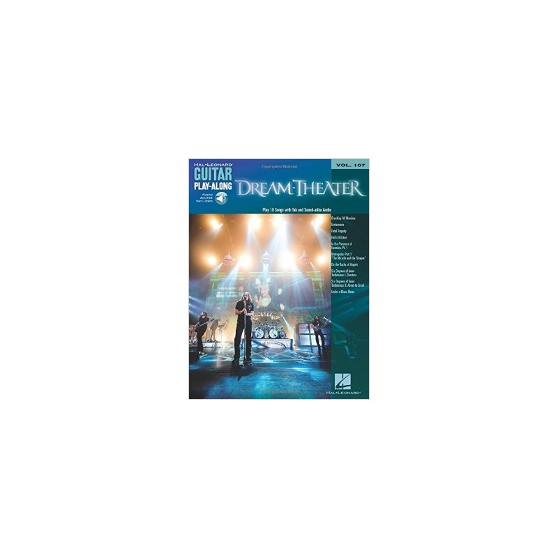 Dream Theater: Guitar Play-Along Volume 167 (book/Audio Online)