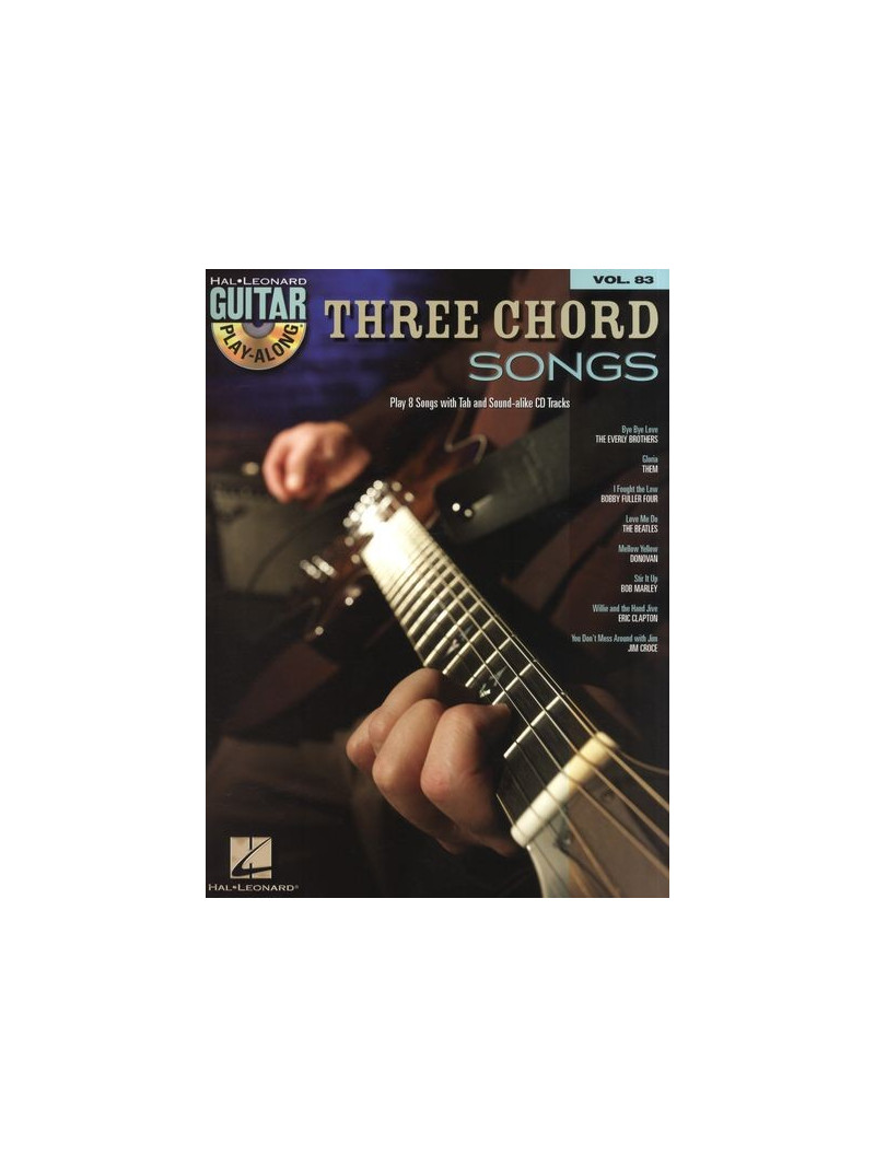 Guitar Play-Along Volume 83: Three Chord Songs (book/CD)
