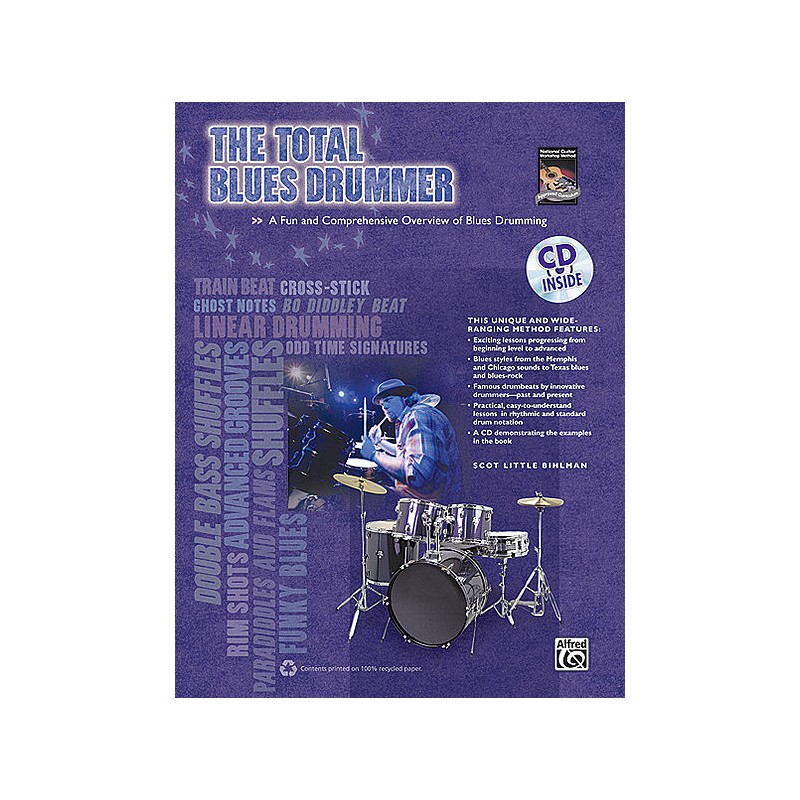 The Total Blues Drummer (book/CD)