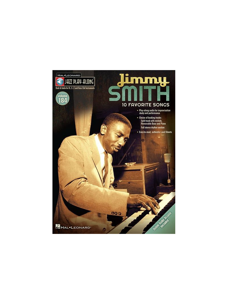 Jazz Play-Along Volume 184: Jimmy Smith (book/Audio Online)