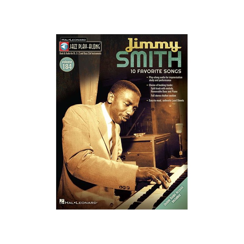 Jazz Play-Along Volume 184: Jimmy Smith (book/Audio Online)