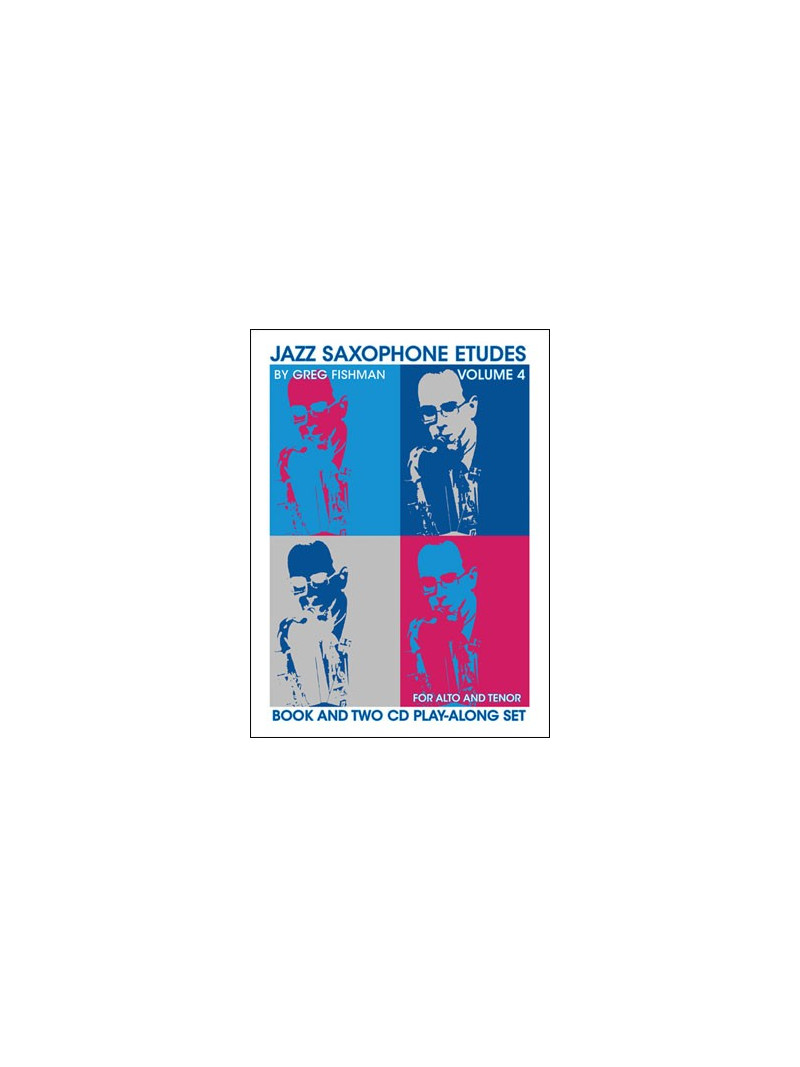 Jazz Saxophone Etudes Volume 4 (book/2 CD)