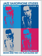Jazz Saxophone Etudes Volume 4 (book/2 CD)