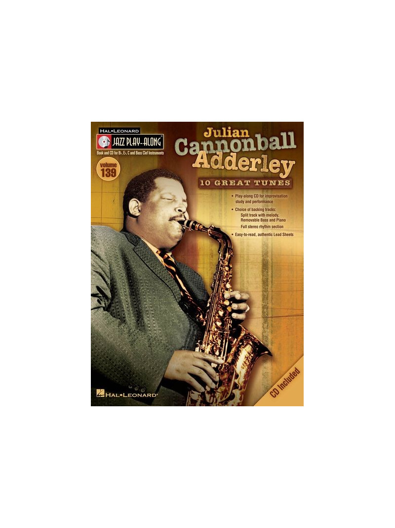 Jazz Play-Along Volume 139: Cannonball Adderley (Book/CD)