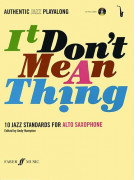 Don't Mean A Thing - Alto Saxophone (book/CD)