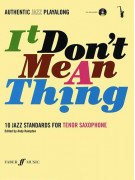 It Don't Mean A Thing for Ato/Tenor Sax (book/CD play-along)