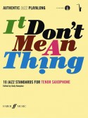 It Don't Mean A Thing - Tenor Saxophone (book/CD)