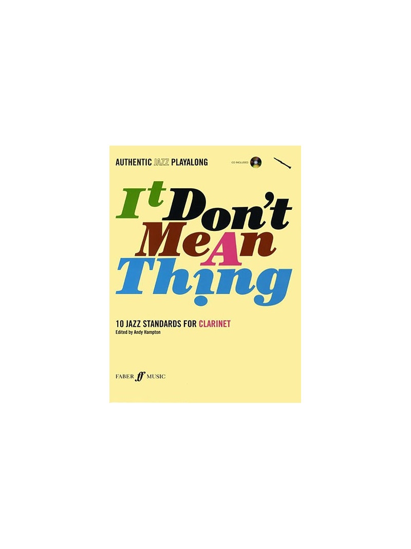 It Don't Mean A Thing for Clarinet (book/CD play-along)