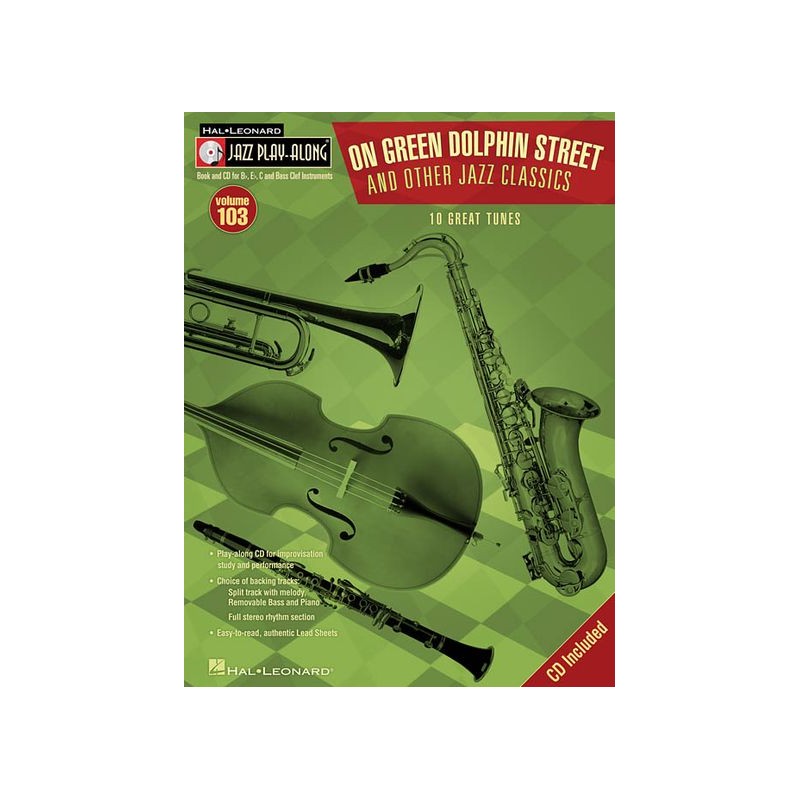 Jazz Play-Along Volume 103: On Green Dolphin Street (book/CD)