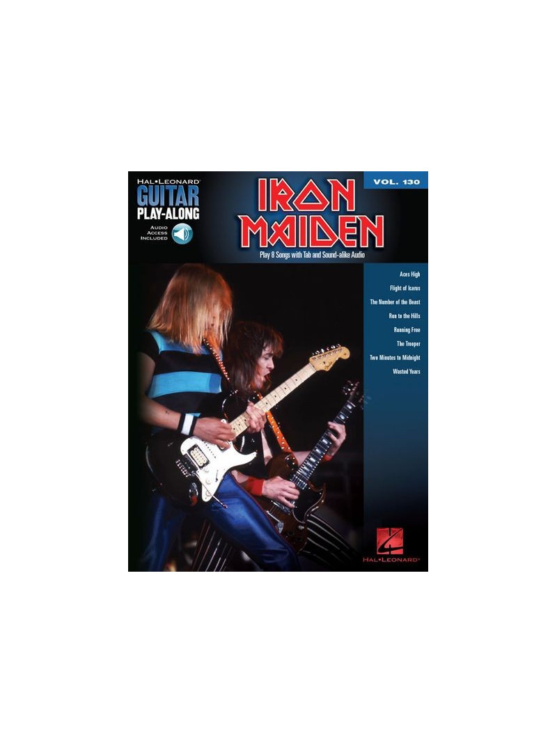Iron Maiden: Guitar Play-along Volume 130  (book/Audio Online)