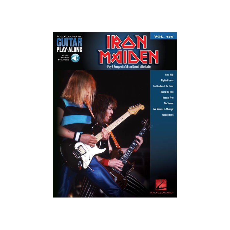 Iron Maiden: Guitar Play-along Volume 130  (book/Audio Online)