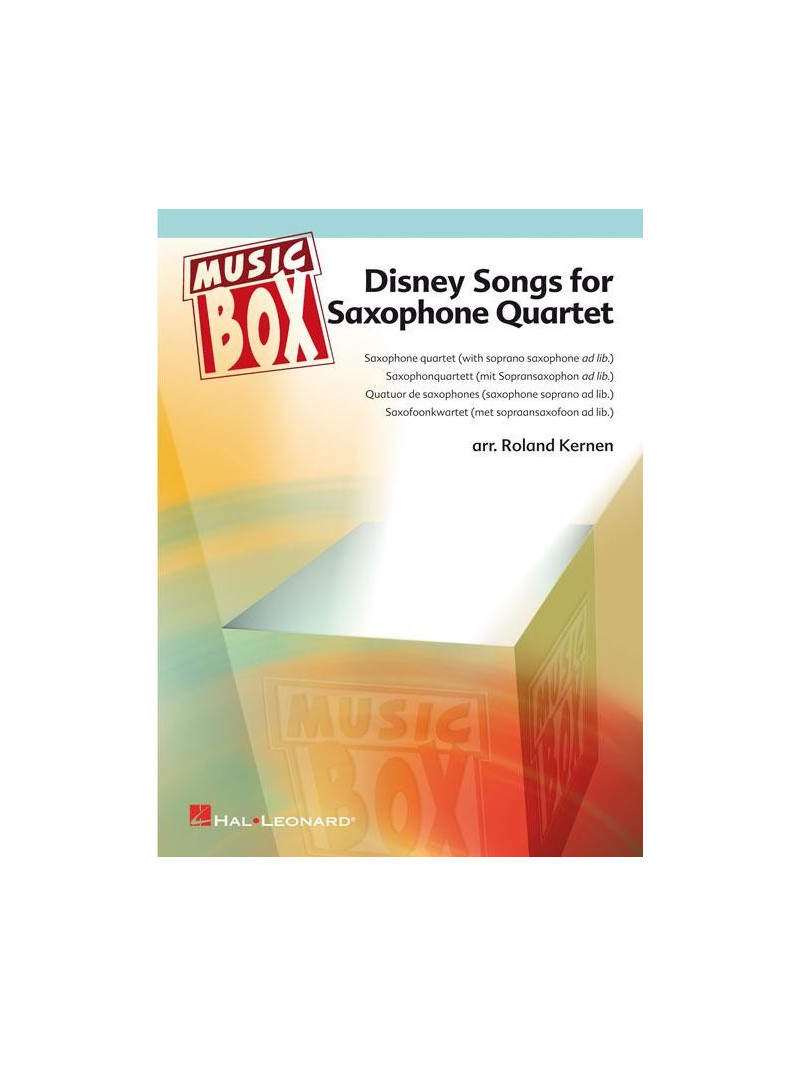 Disney Songs For Saxophone Quartet 