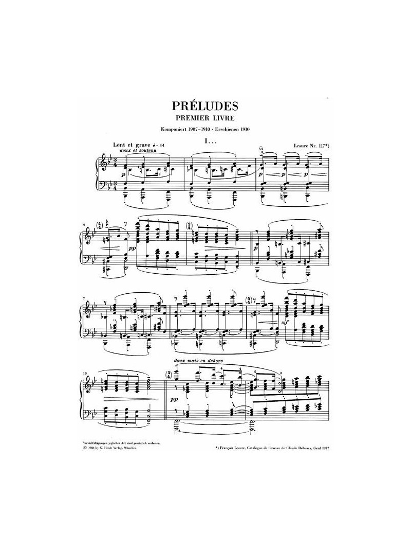 Claude Debussy: Preludes 1