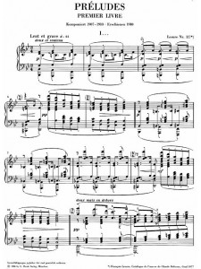 Claude Debussy: Preludes 1