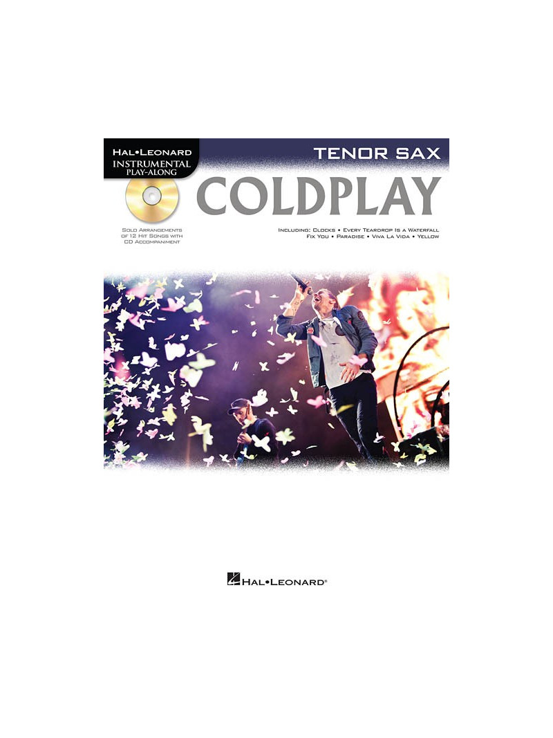 Coldplay - Instrumental Play-Along for Tenor Saxophone (Book/CD)