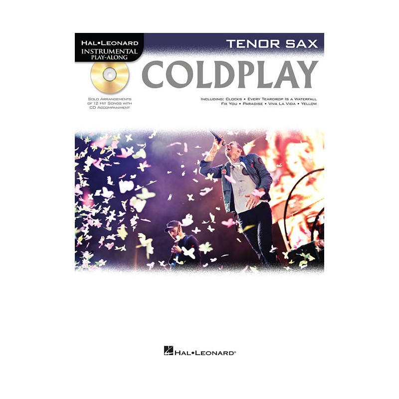Coldplay - Instrumental Play-Along for Tenor Saxophone (Book/CD)
