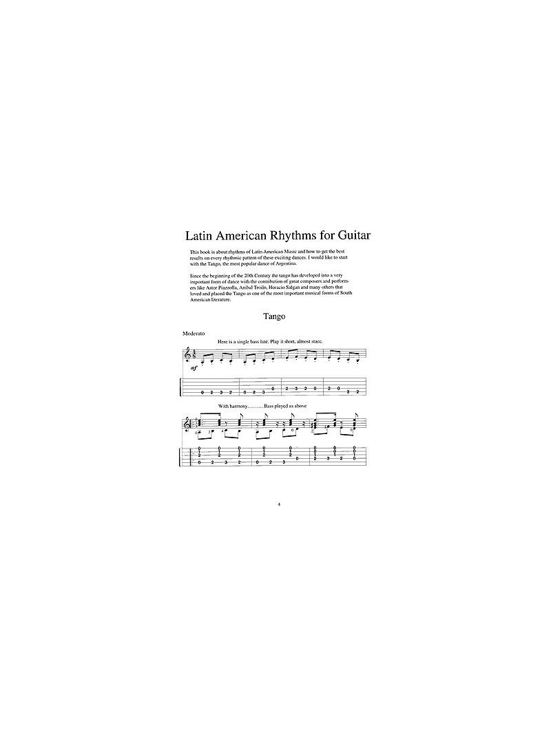 Latin American Rhythms for Guitar (Book/CD) 