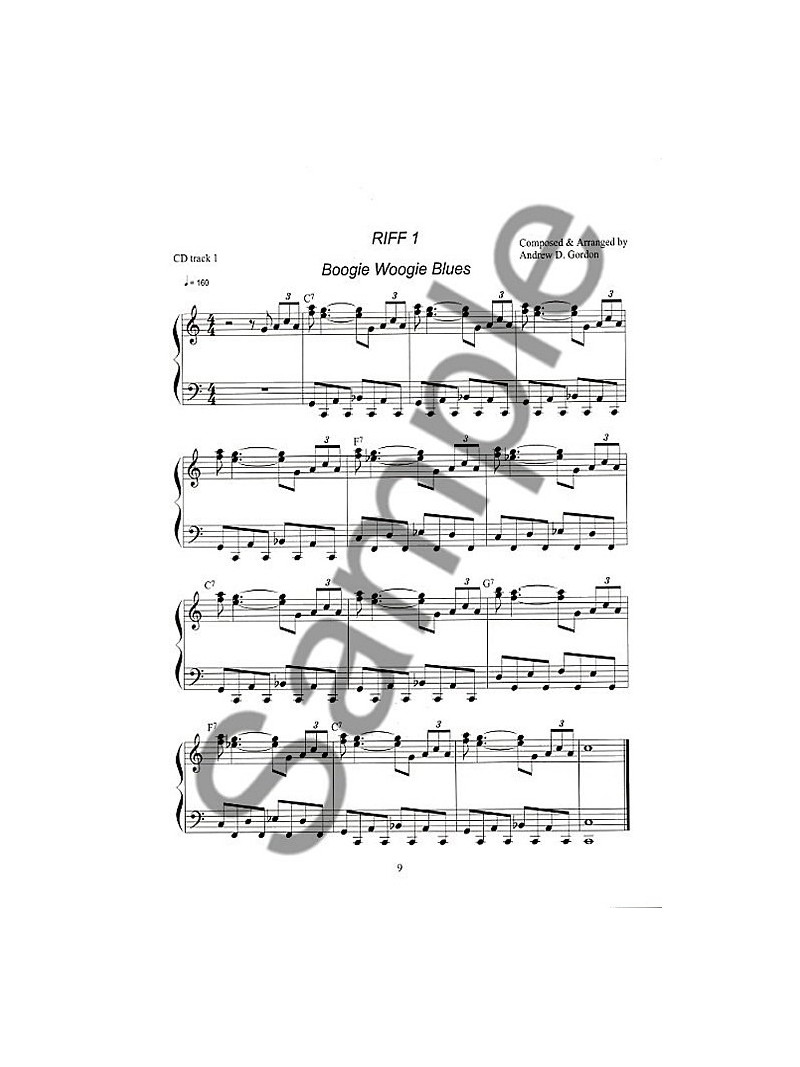 The 12 Bar Blues Bible For Piano/Keyboards (book/CD)
