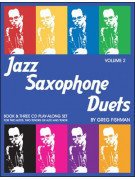 Jazz Saxophone Duets Volume 2 (book/3 CD)