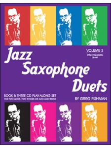Jazz Saxophone Duets Volume 3 (book/3 CD)