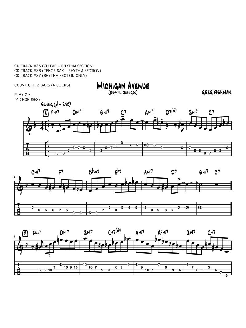 Jazz Guitar Etudes (book/CD)