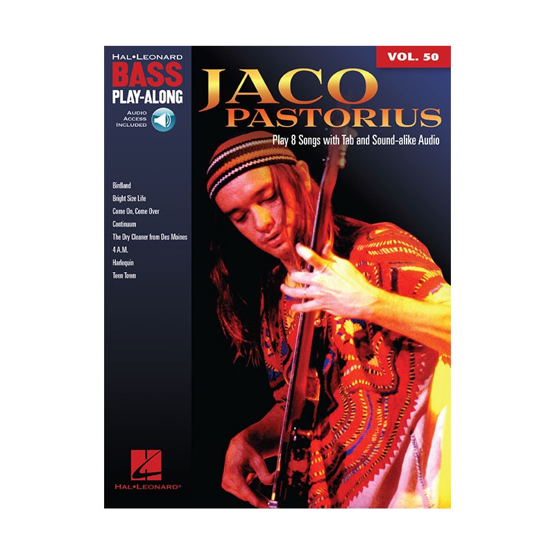 Jaco Pastorius: Bass Play-Along Volume 50 (book/Audio Online)