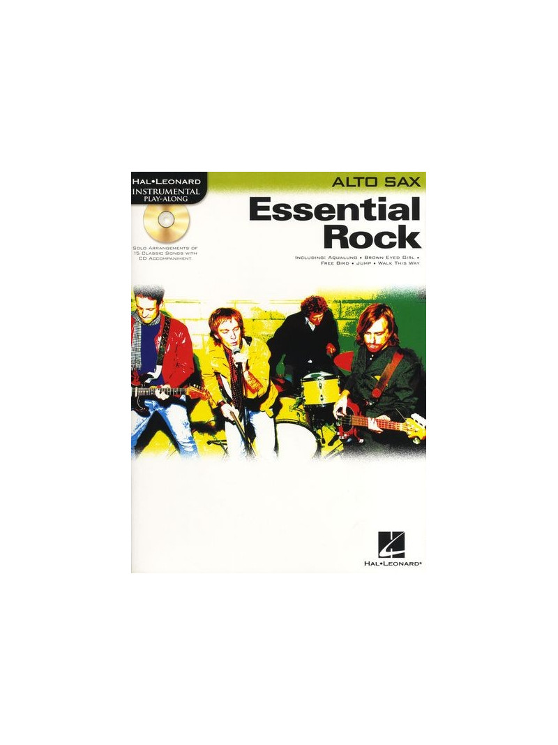 Essential Rock Play-Along Saxophone (book/CD)