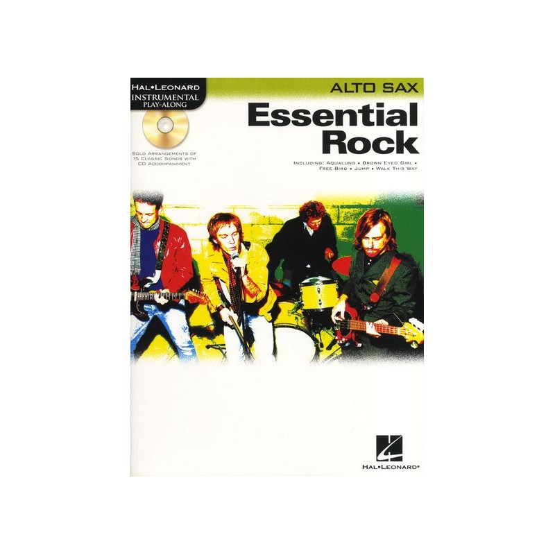 Essential Rock Play-Along Saxophone (book/CD)