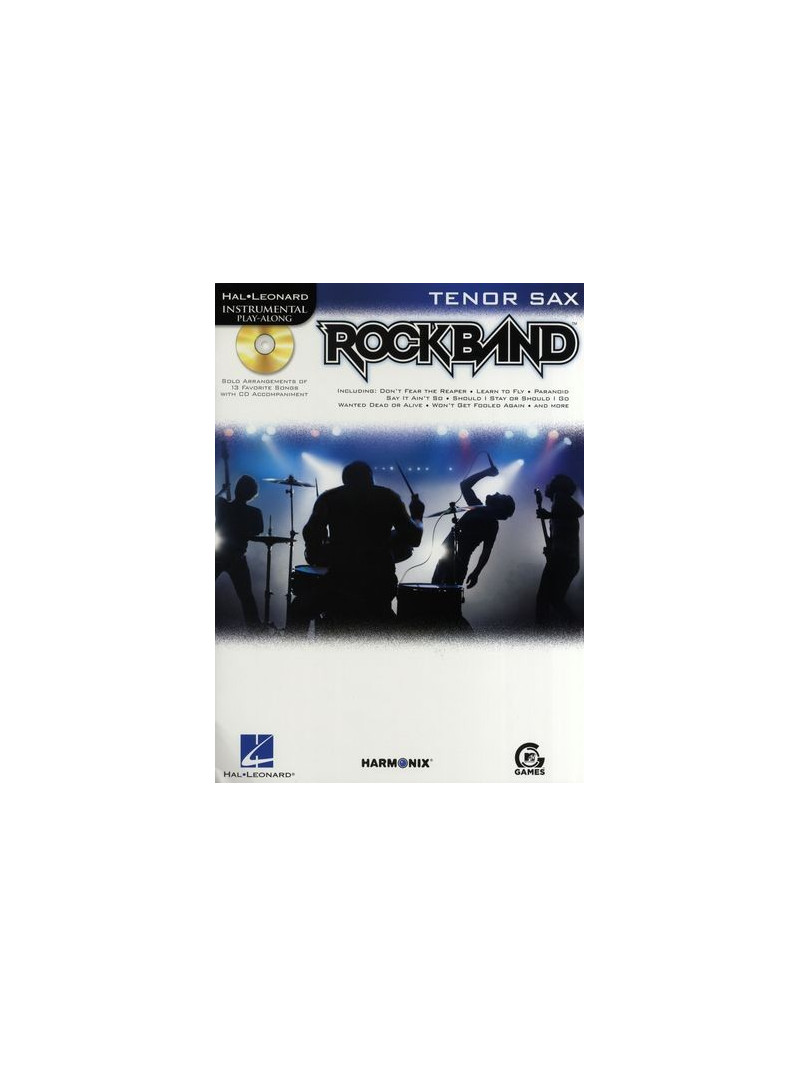 Rock Band for Sax (book/CD play-along)